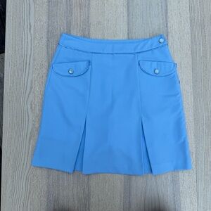 EP Pro Blue A-Line Pleated Golf Skirt Skort